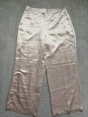 Elie Tahari Pale Blush Wide Leg Pants